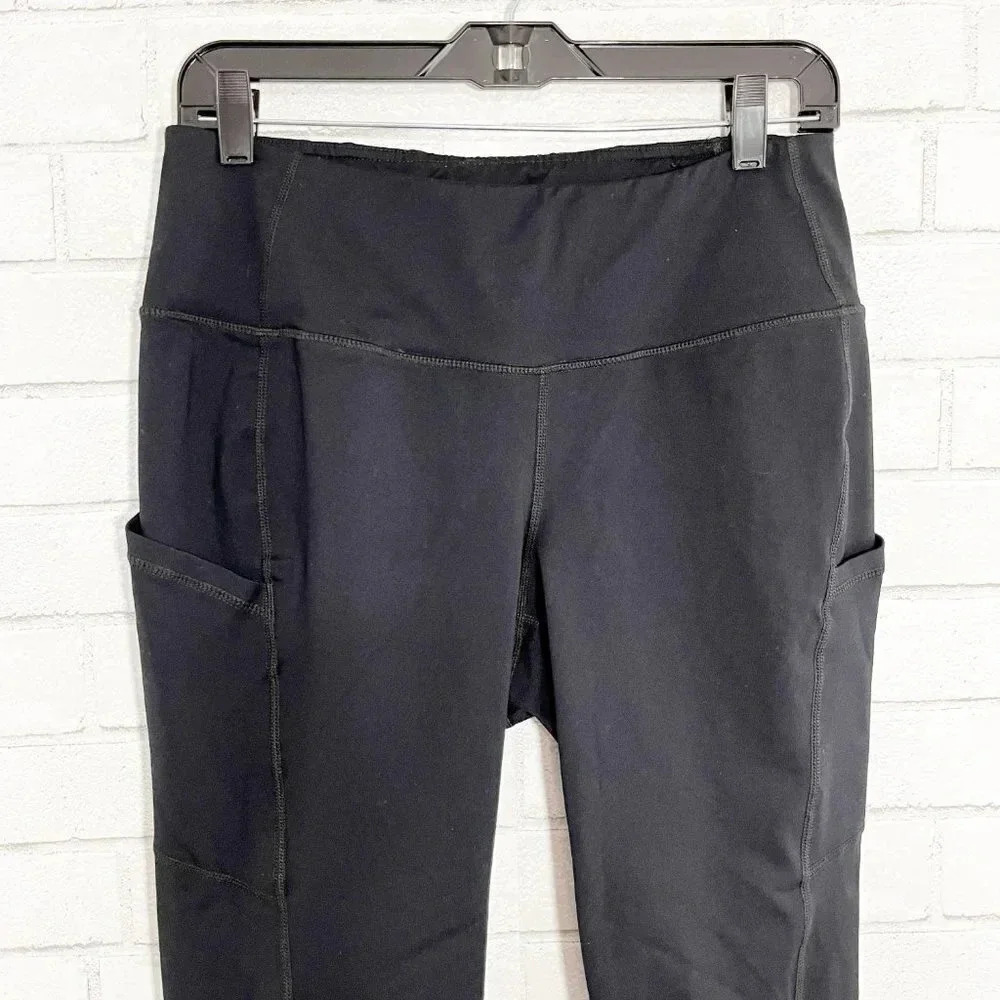 Torrid Black Athletic High Rise Capri Leggings Women's Size 1X - Picture 2 of 8